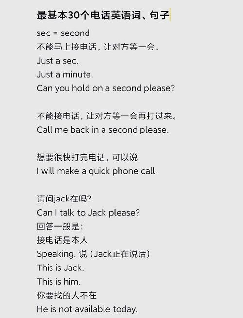 电话英语（电话英语是什么）