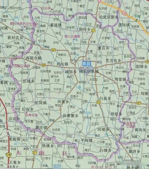睢县地图(睢县地图乡镇分布图)