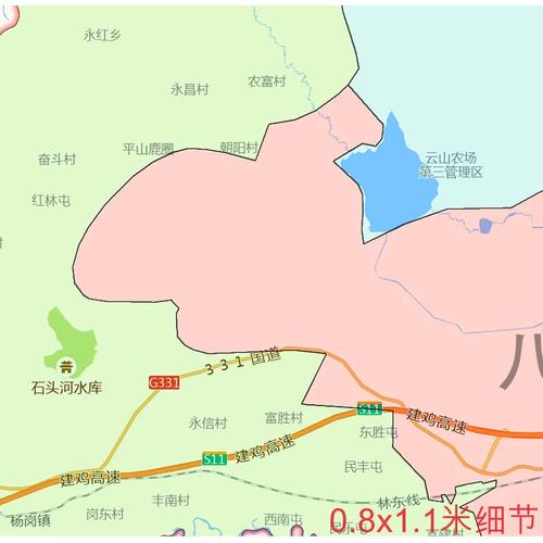 虎林市地图（虎林市地图高清可放大）