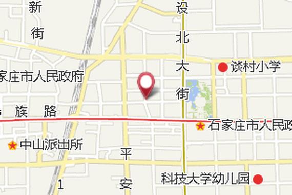 石家庄桥东区地图（石家庄市桥东地图）